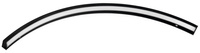 MOON LED oświetlenie 6,5W, 230V, 431x12x22mm, R300mm, czarny mat