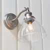 Hansen 1 Wall Light Brushed Silver