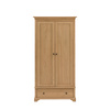 Malvern 2 Door 1 Drawer Wardrobe 980x580x1875mm