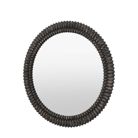 Pimlico Round Mirror Black Wash 900mm