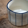 Organic Stripe Mug Blue (4pk)