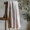 Woven Natural Faux Mohair Sherpa Throw 1300x1600mm