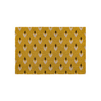 Wycieraczka Ikat Ochre z włókna kokosowego 600 x 900 mm