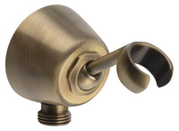 Obrotowy uchwyt prysznicowy z odpływem, brąz