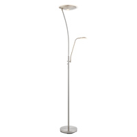 Alassio Floor Lamp Satin Chrome
