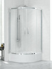 KABINA NEW PRAKTIC PÓŁOKRĄGŁA U 90x90x165 CZYSTE 6mm ACTIVE SHIELD