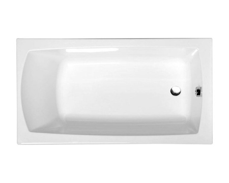 LILY SLIM wanna prostokątna 130x70x39cm, biała