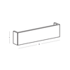 WALL LED LIGHT 8.25W 3000K UP-DOWN LIGHTING PURE WHITE GYPSUM