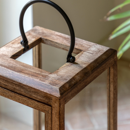 Ayna Wooden Lantern 230x230x525mm