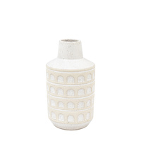 Capua Ceramic Graphic Vase 150x150x265mm