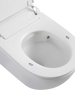 Inteligentna miska WC z deską owalna biały połysk OAZA SMART U001