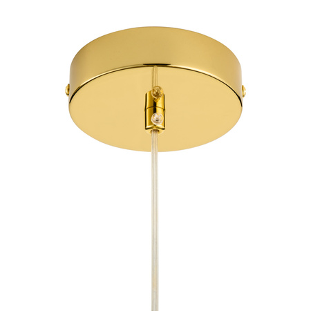 Lampa wisząca MONETTI 40 cm -  złota, dekoracyjna