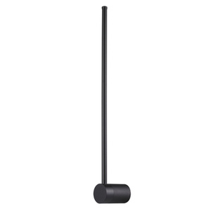 Lampa ścienna SPARO 60 cm - prosty, długi LED, metal, czarny