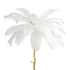 Lampa podłogowa EMU 170 cm - pióra białe