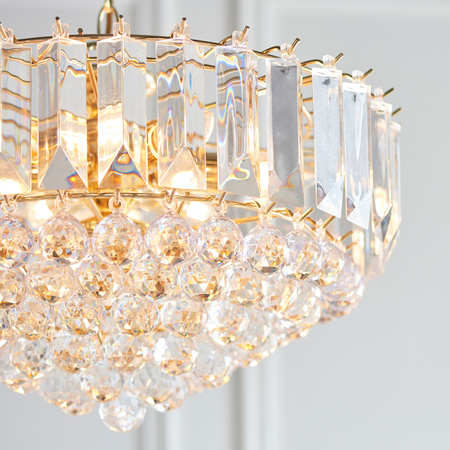 Fargo 3 Pendant Light Chrome 380mm