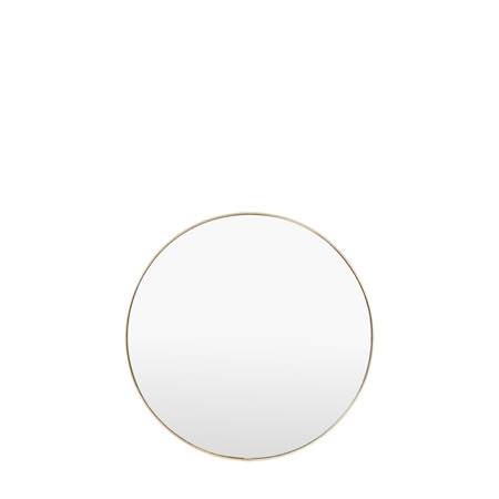 Highline Round Mirror Brass 500x20x500mm
