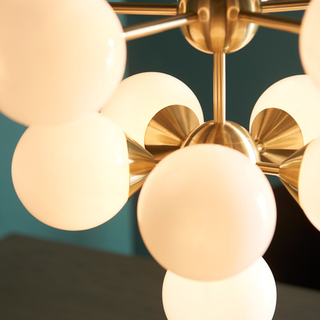 Oscar 11 Pendant Light Brushed Gold