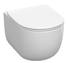 FLO WC wiszące, Rimless, 37x54cm, biały