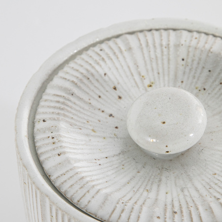 Słoik Estrid średni biały 150 x 150 x 140 mm