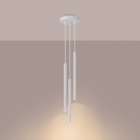 Lampa wisząca ARCHE 3P biała