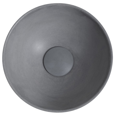 MINOR umywalka betonowa nablatowa, średnica 26cm, szary mat