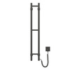 Grzejnik łazienkowy elektryczny Navin Silhouette Quadro 160х1000 prawy, czarna mora