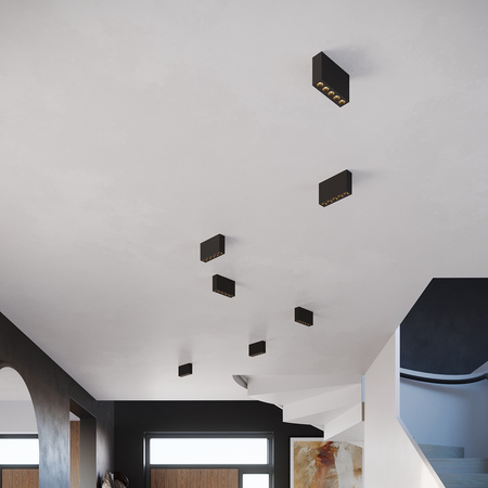 Plafon SOLE czarny LED