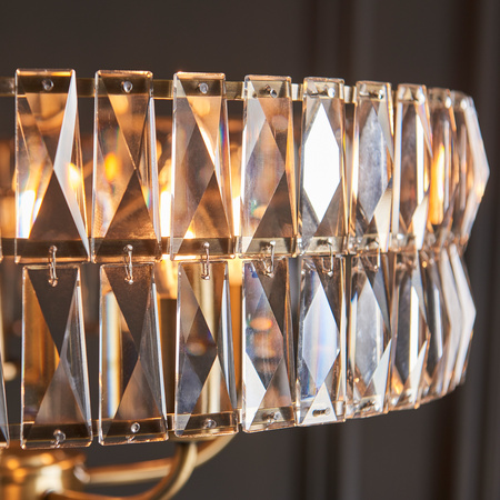 Clifton 5 Pendant Light Antique Brass