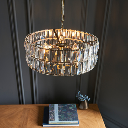 Clifton 3 Pendant Light Antique Brass