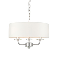 Nixon 3 Pendant Light Bright Nickel