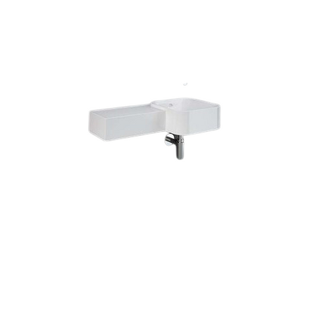 Zestaw PETIT Umywalka kwadrat L z otworem, szafka JOY EGY