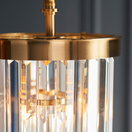 Conaston 1 Pendant Light Brushed Aged Brass