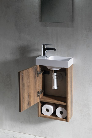 LATUS XI szafka umywalkowa 30x53x16,5cm, wiąz Bardini