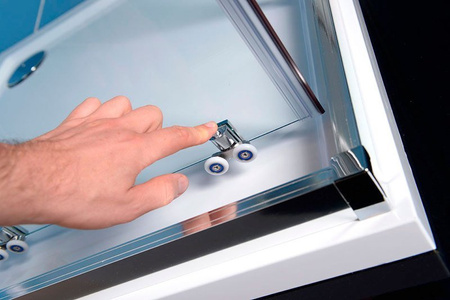 EASY kabina prysznicowa 900x800mm, szkło czyste