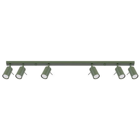 Plafon RING 6L zielony oliwkowy