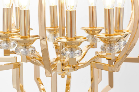 LAMPA WISZĄCA ZŁOTA CESARO W8
