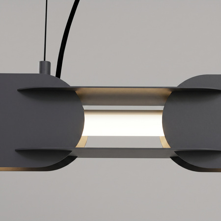 Lampa wisząca CHAIN 158 czarna LED 4000K