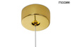 MOOSEE lampa wisząca RING LUXURY 70 złota