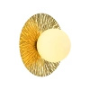 Lampa ścienna SUN M złota 35 cm