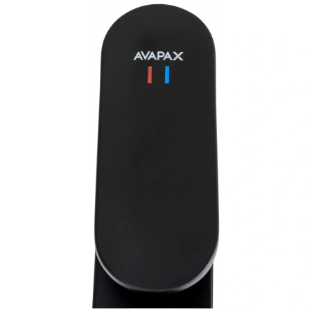 Bateria umywalkowa stojąca, czarna