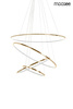 MOOSEE lampa wisząca RING SLIM M złota