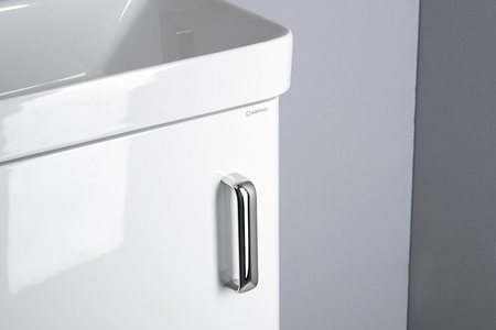 THEIA szafka umywalkowa 50,9x70x35cm, 1 drzwiczki, lewa, biała