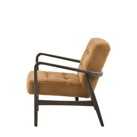 Humber Armchair Ochre Faux Sheepskin 690x760x800mm
