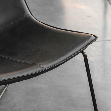 Fotel Hawking Lounge Chair Charcoal 655 x 675 x 780 mm
