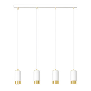 FUMIKO 4 WH/GOLD