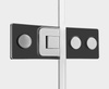 Drzwi wnękowe OXIA 1D P 100x200 szkło czyste 8mm Active Shield 2.0