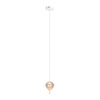 Maxlight P0575 Lampa Wisząca Palloncini 1 Amber Glass