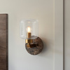 Travi Wall Light Dark Brown Emperador Marble