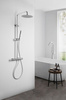 Zestaw prysznicowy z baterią termostatyczną, chrom