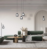 WALL LAMP G9 SMOKE-OPAL GLASS